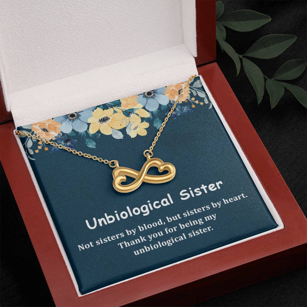 Gift For Unbiological Sister - Endless Love Necklace