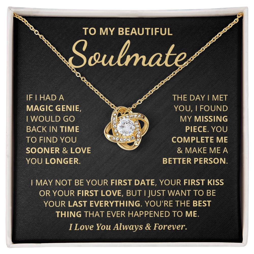 Gift For Soulmate - Last Everything - Love Knot Necklace
