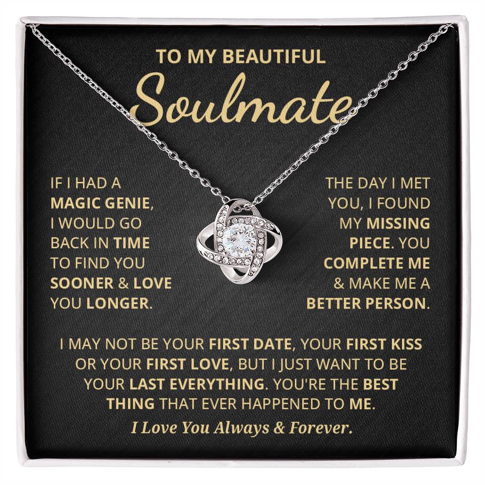 Gift For Soulmate - Last Everything - Love Knot Necklace