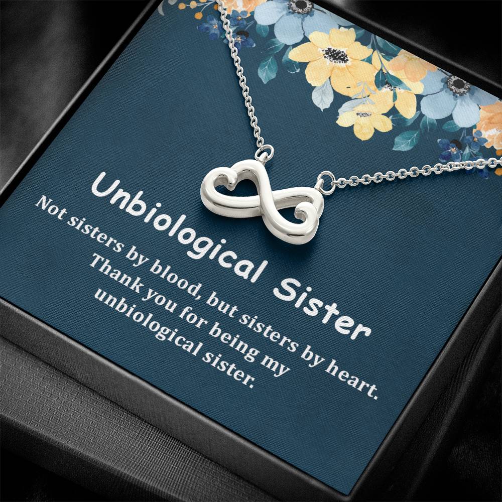 Gift For Unbiological Sister - Endless Love Necklace