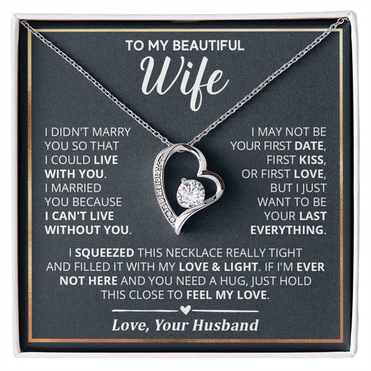 Beautiful Gift For Wife - Forever Love Necklace