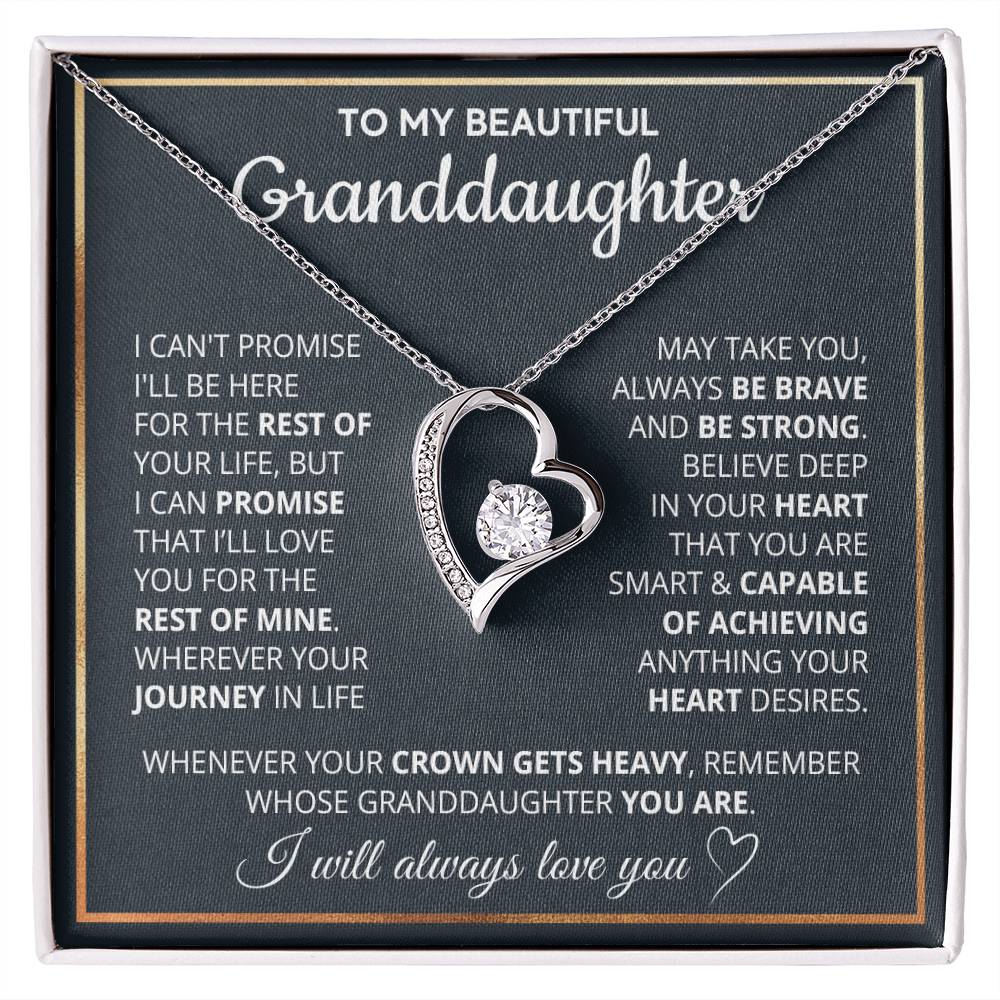 Gift For Granddaughter - Forever Love Necklace