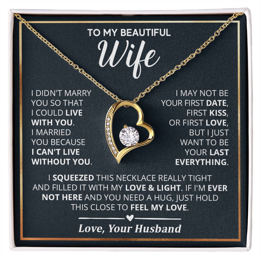 Beautiful Gift For Wife - Forever Love Necklace