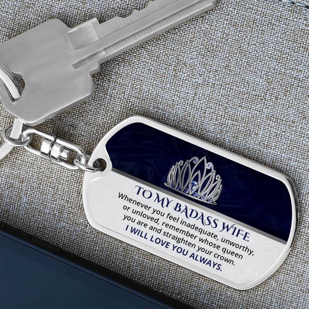 Keepsake Gift For Wife Keychain