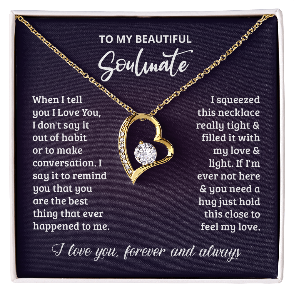 Gift for Soulmate - Forever Love Necklace