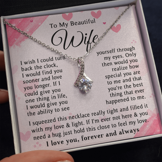 Gift for Wife - ALLURING BEAUTY necklace