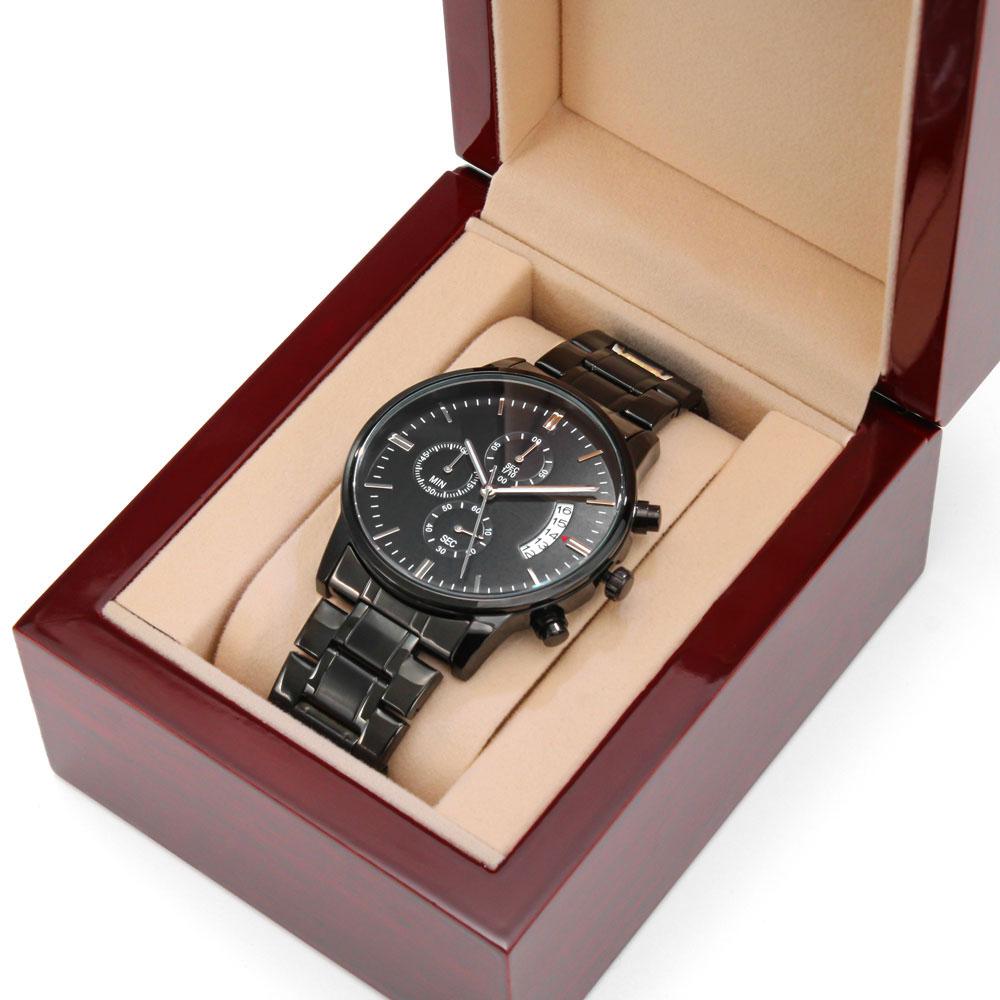 A Heart Melting Gifts for Grandson - Chronograph Watch