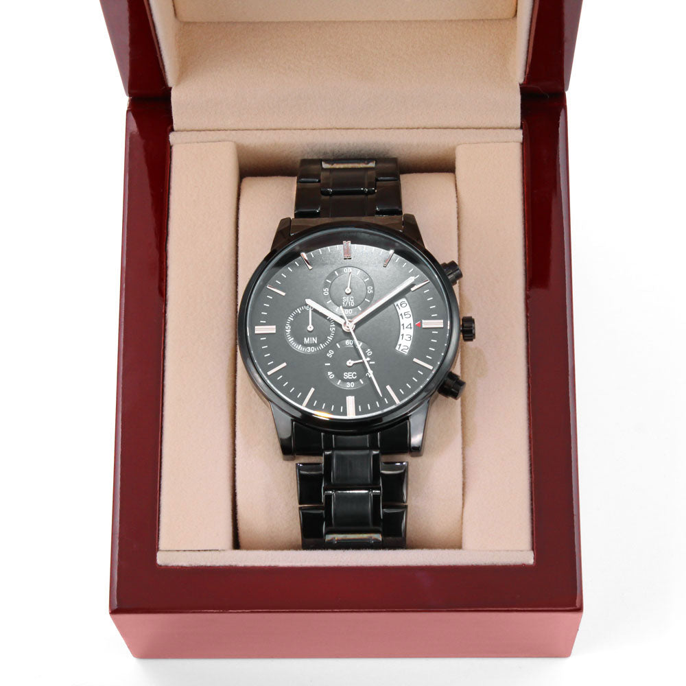 A Heart Melting Gifts for Grandson - Chronograph Watch