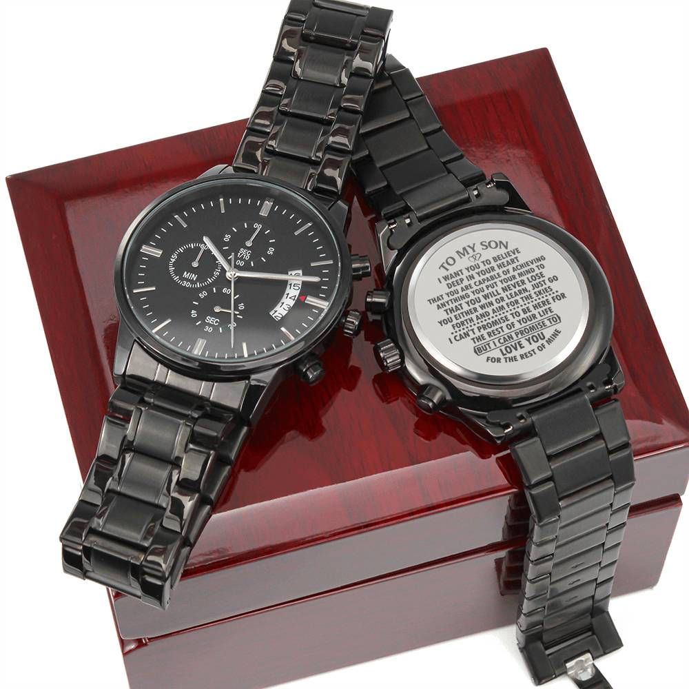 To My Son - You Will Never Lose - Chronograph Watch